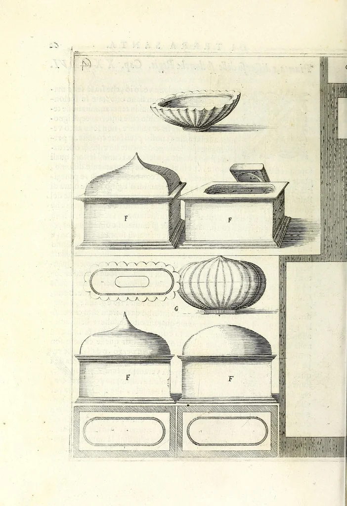 An illustration from Trattato delle piante & immagini de sacri edifizi di Terra Santa, 1620, leaf 158