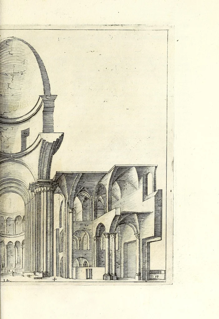 An illustration from Trattato delle piante & immagini de sacri edifizi di Terra Santa, 1620, leaf 99