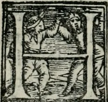 An illustration from Trattato dell'imbrigliare, maneggiare, et ferrare cavalli : diviso in tre parti, con alcvni discorsi sopra la natura di caualli, con disegni di briglie, maneggi, & di caualieri a cauallo, & de ferri d'esso, 1556, leaf 13