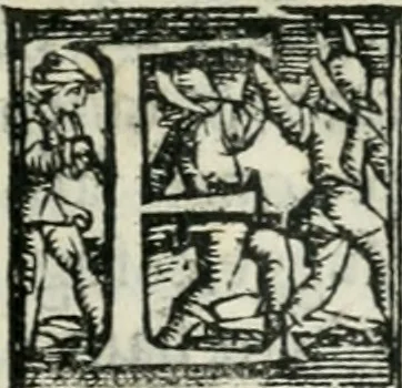 An illustration from Trattato dell'imbrigliare, maneggiare, et ferrare cavalli : diviso in tre parti, con alcvni discorsi sopra la natura di caualli, con disegni di briglie, maneggi, & di caualieri a cauallo, & de ferri d'esso, 1556, leaf 142
