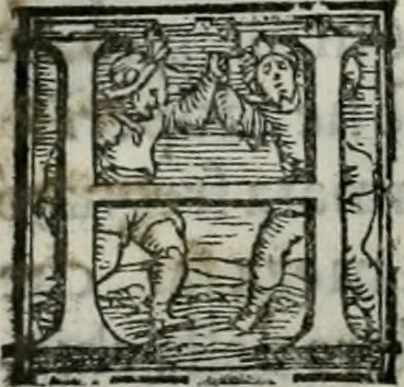 An illustration from Trattato dell'imbrigliare, maneggiare, et ferrare cavalli : diviso in tre parti, con alcvni discorsi sopra la natura di caualli, con disegni di briglie, maneggi, & di caualieri a cauallo, & de ferri d'esso, 1556, leaf 21