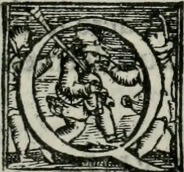 An illustration from Trattato dell'imbrigliare, maneggiare, et ferrare cavalli : diviso in tre parti, con alcvni discorsi sopra la natura di caualli, con disegni di briglie, maneggi, & di caualieri a cauallo, & de ferri d'esso, 1556, leaf 33