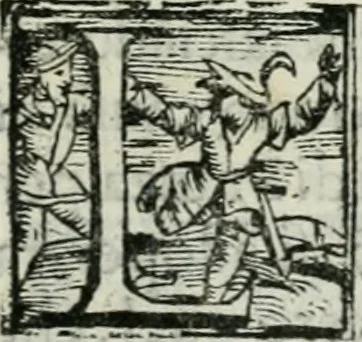 An illustration from Trattato dell'imbrigliare, maneggiare, et ferrare cavalli : diviso in tre parti, con alcvni discorsi sopra la natura di caualli, con disegni di briglie, maneggi, & di caualieri a cauallo, & de ferri d'esso, 1556, leaf 50