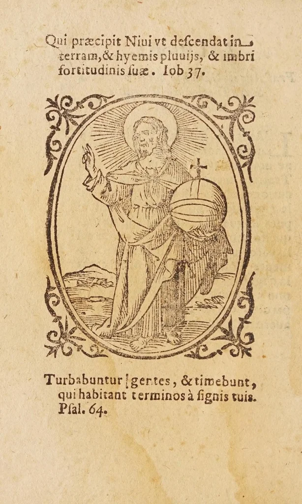 An illustration from Trattato del R.P.M. Paolo Antonio Foscarini ... della divinatione naturale cosmologica, ouero, De' pronostici e presagii naturali, delle mutationi de tempi &c, 1615, leaf 20