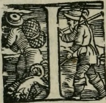 An illustration from Trattato di scientia d'arme : con vn dialogo di filosofia, 1553, leaf 129