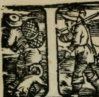 An illustration from Trattato di scientia d'arme : con vn dialogo di filosofia, 1553, leaf 137