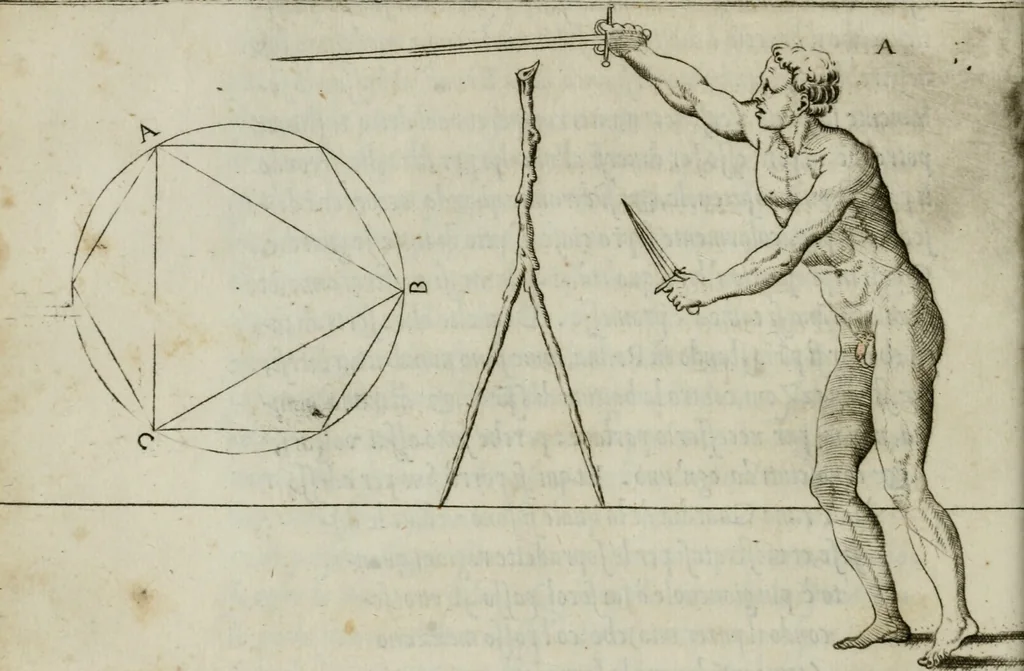 An illustration from Trattato di scientia d'arme : con vn dialogo di filosofia, 1553, leaf 29