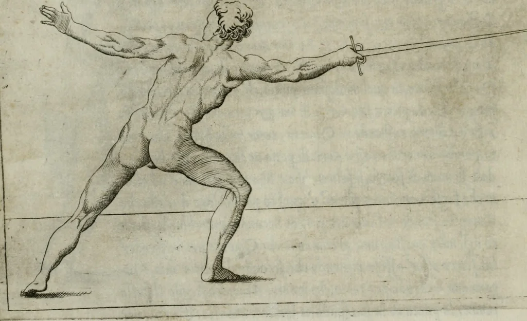 An illustration from Trattato di scientia d'arme : con vn dialogo di filosofia, 1553, leaf 67