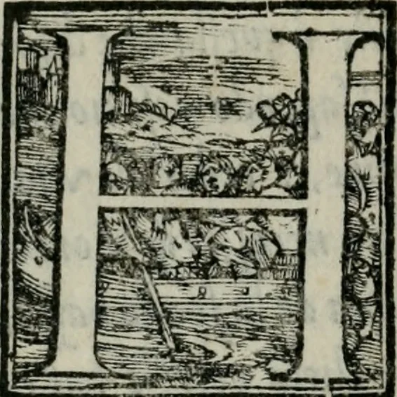An illustration from Trattato di scientia d'arme : con vn dialogo di filosofia, 1553, leaf 87