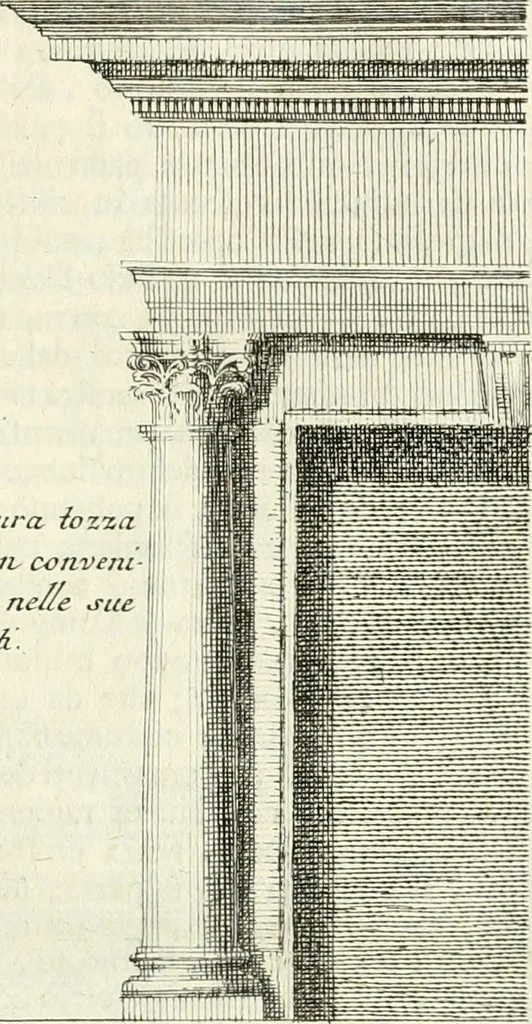 An illustration from Trattato di Teofilo Gallaccini sopra gli errori degli architetti, 1767, leaf 52