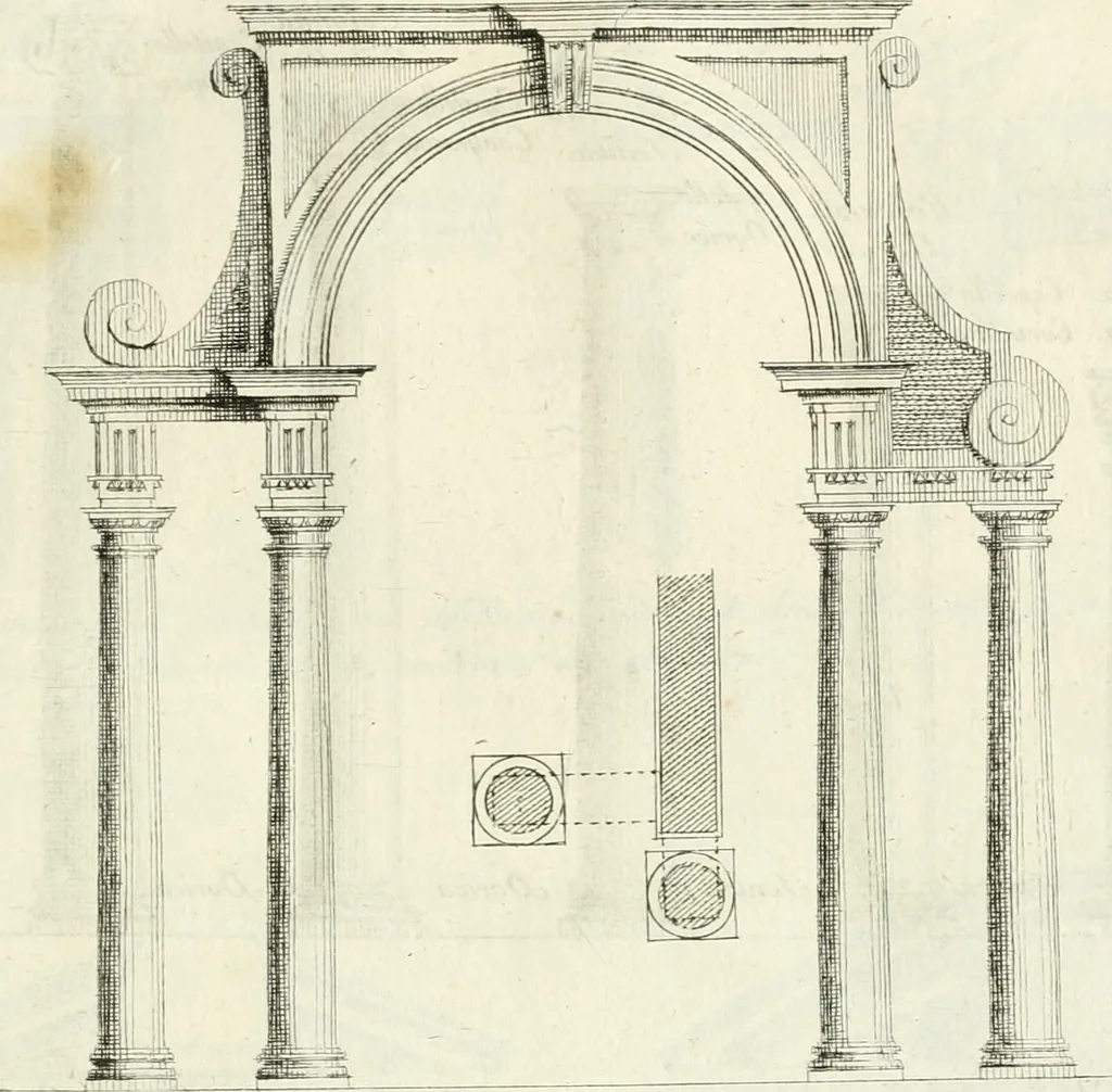 An illustration from Trattato di Teofilo Gallaccini sopra gli errori degli architetti, 1767, leaf 56
