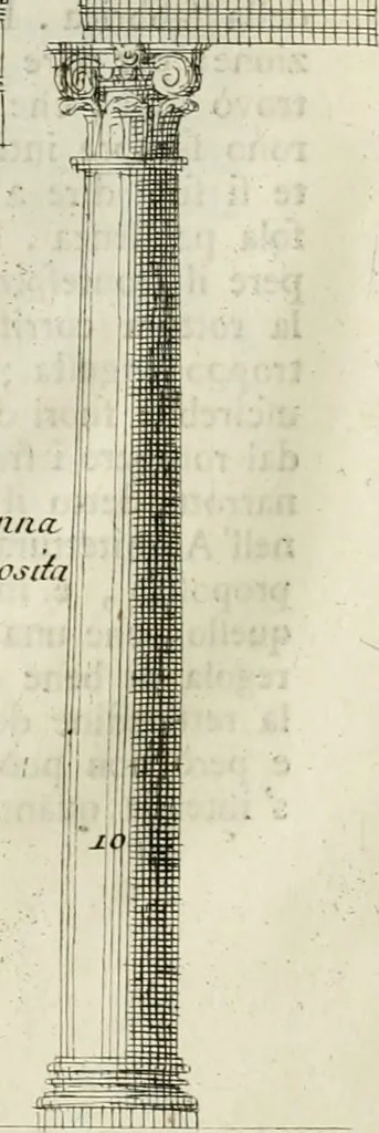 An illustration from Trattato di Teofilo Gallaccini sopra gli errori degli architetti, 1767, leaf 57