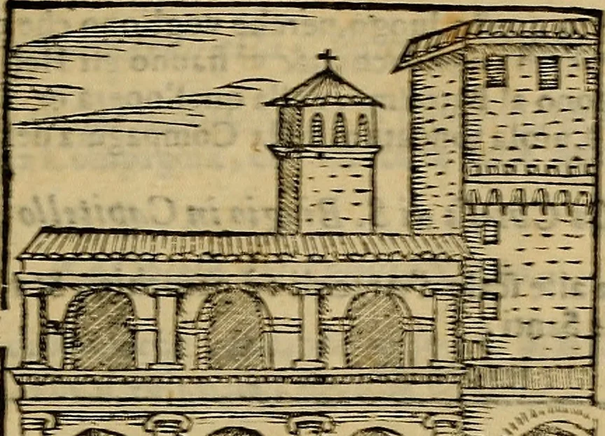 An illustration from Trattato nuouo delle cose maravigliose dell'alma città di Roma : ornato de molte figure, nel quale si discorre de 300. & più chiese, 1610, leaf 100