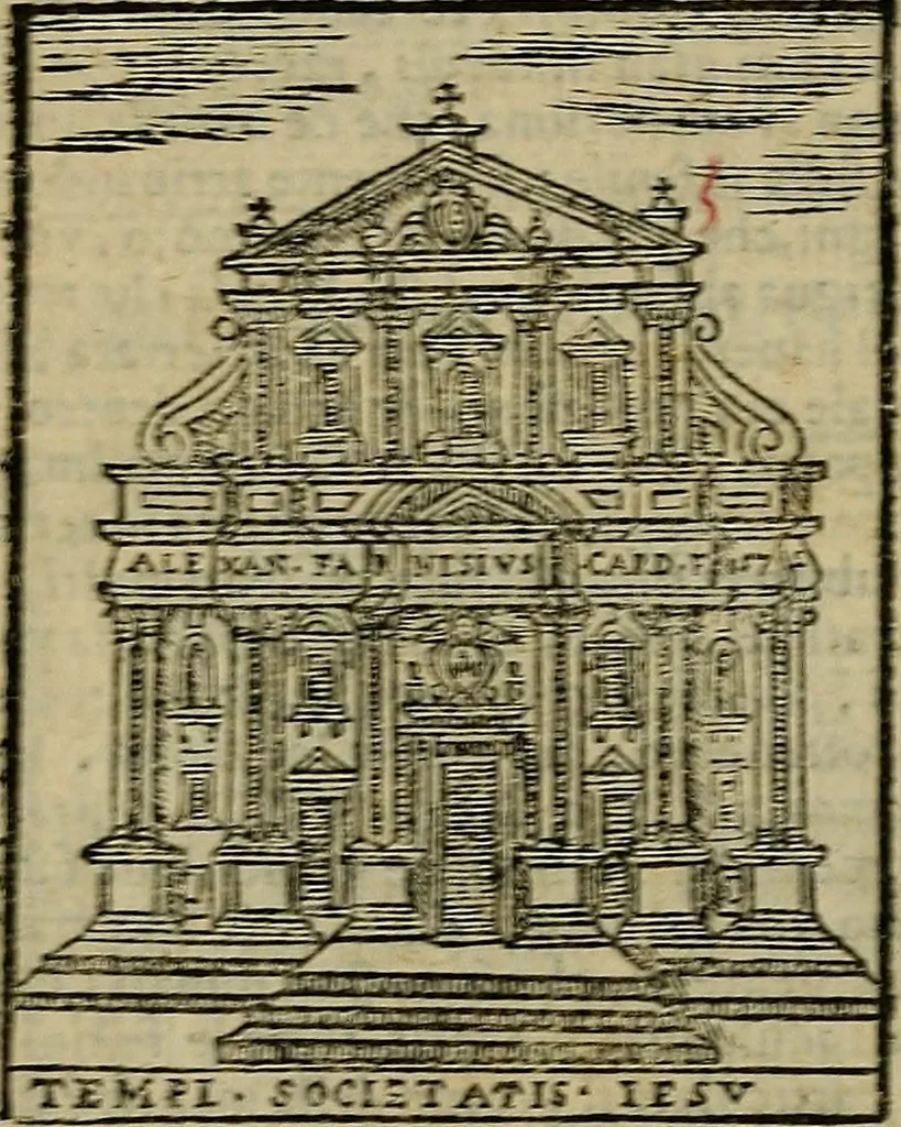 An illustration from Trattato nuouo delle cose maravigliose dell'alma città di Roma : ornato de molte figure, nel quale si discorre de 300. & più chiese, 1610, leaf 107
