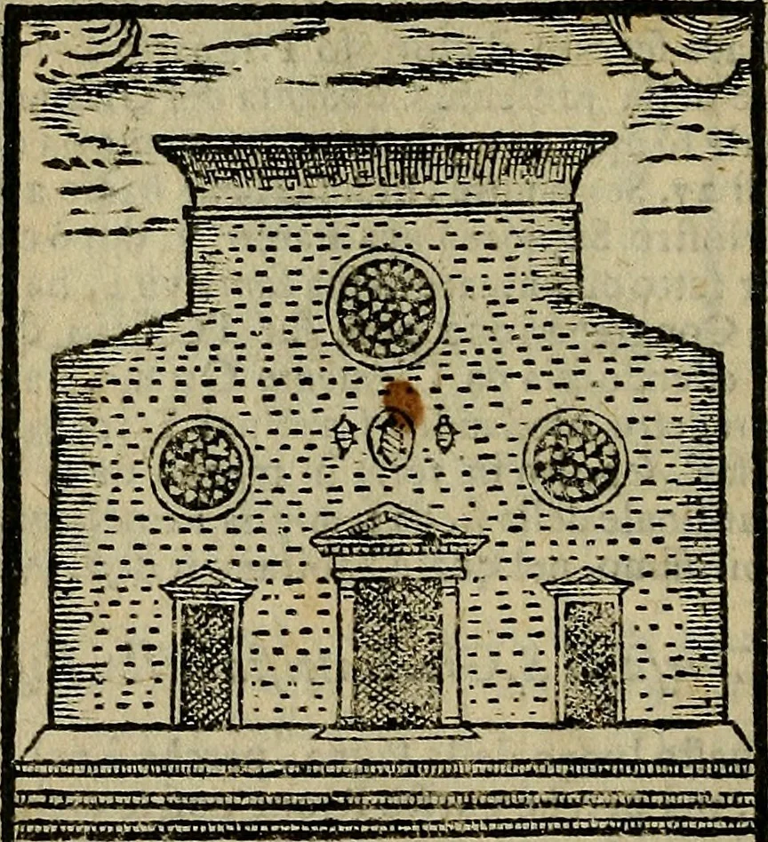 An illustration from Trattato nuouo delle cose maravigliose dell'alma città di Roma : ornato de molte figure, nel quale si discorre de 300. & più chiese, 1610, leaf 109