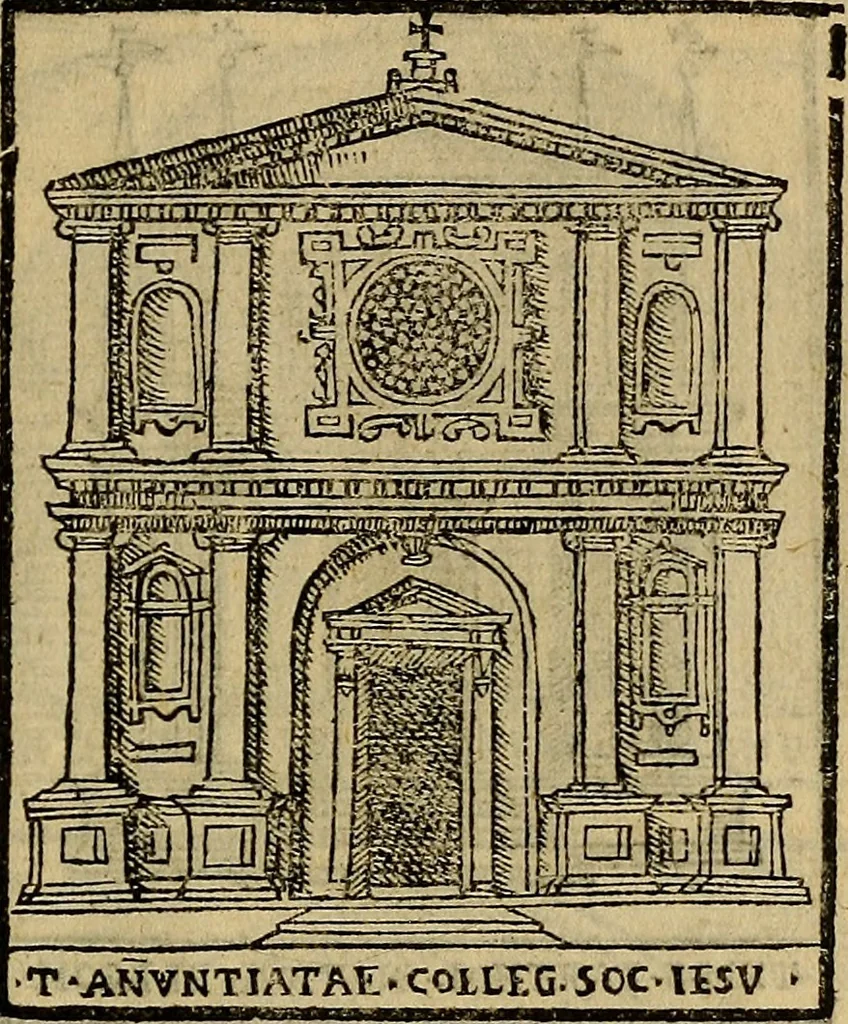 An illustration from Trattato nuouo delle cose maravigliose dell'alma città di Roma : ornato de molte figure, nel quale si discorre de 300. & più chiese, 1610, leaf 112