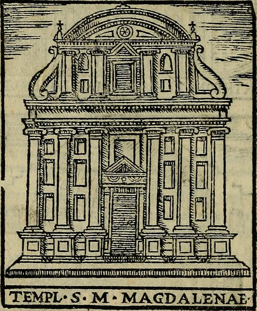 An illustration from Trattato nuouo delle cose maravigliose dell'alma città di Roma : ornato de molte figure, nel quale si discorre de 300. & più chiese, 1610, leaf 115