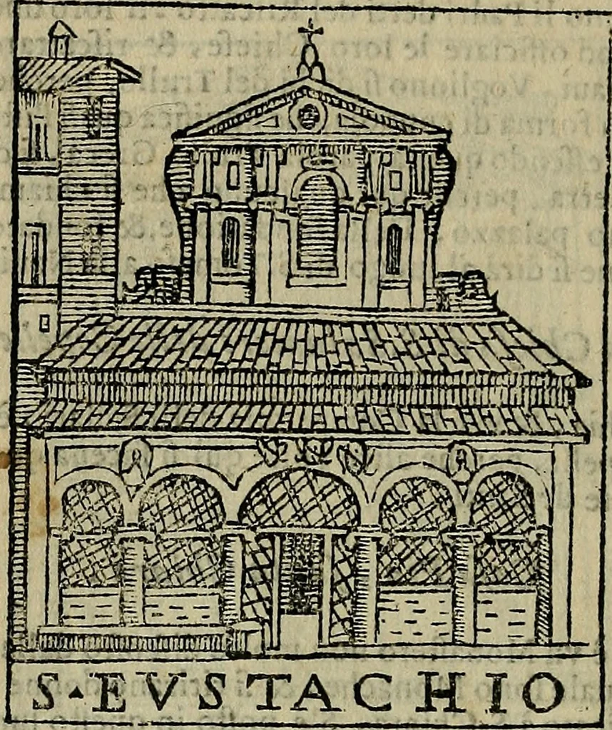 An illustration from Trattato nuouo delle cose maravigliose dell'alma città di Roma : ornato de molte figure, nel quale si discorre de 300. & più chiese, 1610, leaf 119
