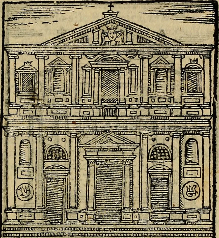 An illustration from Trattato nuouo delle cose maravigliose dell'alma città di Roma : ornato de molte figure, nel quale si discorre de 300. & più chiese, 1610, leaf 120