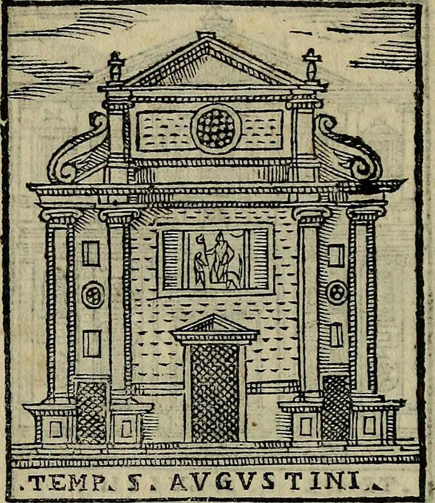 An illustration from Trattato nuouo delle cose maravigliose dell'alma città di Roma : ornato de molte figure, nel quale si discorre de 300. & più chiese, 1610, leaf 121