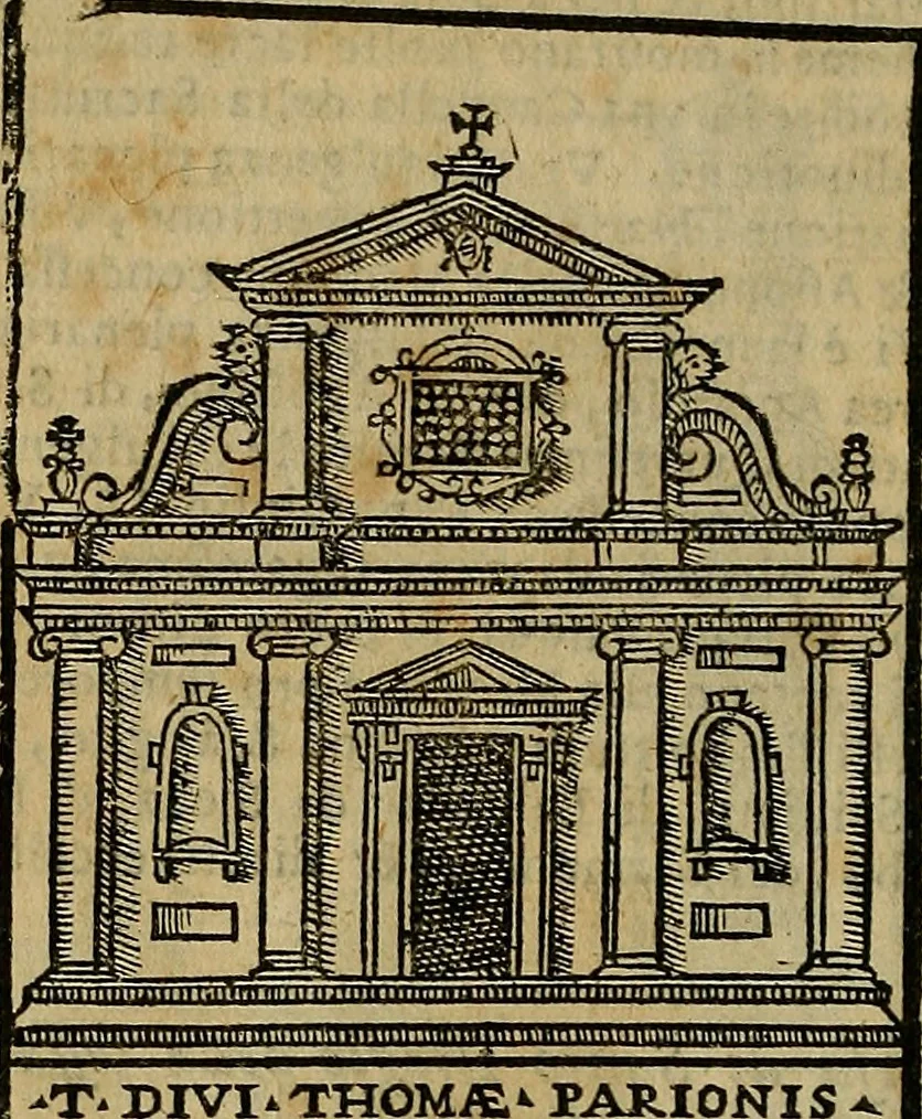 An illustration from Trattato nuouo delle cose maravigliose dell'alma città di Roma : ornato de molte figure, nel quale si discorre de 300. & più chiese, 1610, leaf 131