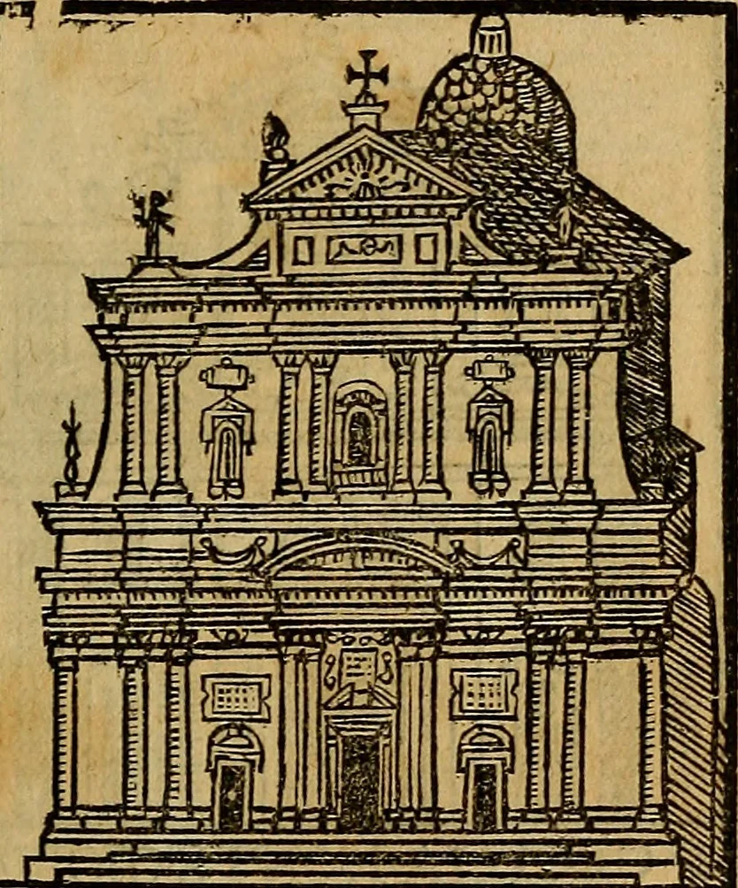 An illustration from Trattato nuouo delle cose maravigliose dell'alma città di Roma : ornato de molte figure, nel quale si discorre de 300. & più chiese, 1610, leaf 132