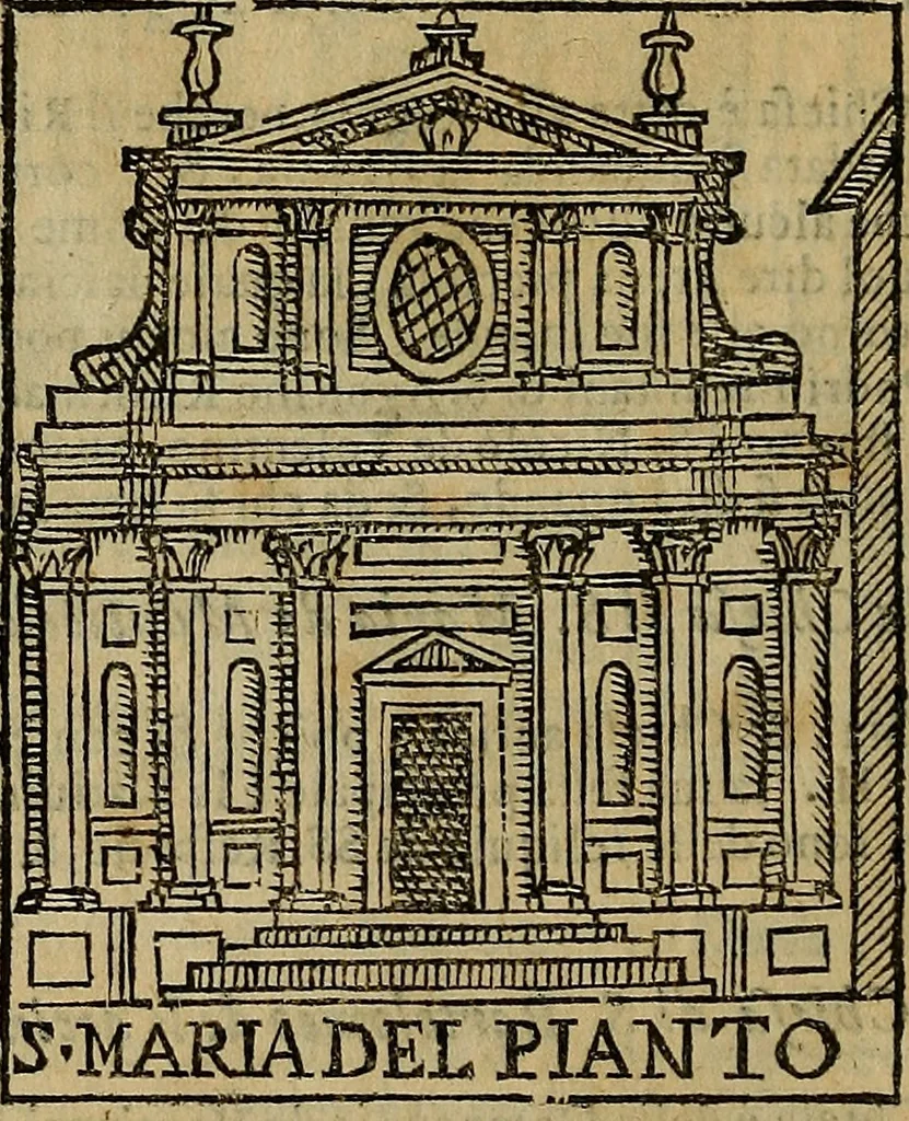 An illustration from Trattato nuouo delle cose maravigliose dell'alma città di Roma : ornato de molte figure, nel quale si discorre de 300. & più chiese, 1610, leaf 145