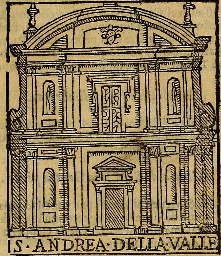 An illustration from Trattato nuouo delle cose maravigliose dell'alma città di Roma : ornato de molte figure, nel quale si discorre de 300. & più chiese, 1610, leaf 148