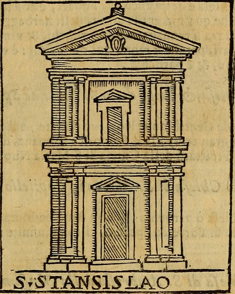 An illustration from Trattato nuouo delle cose maravigliose dell'alma città di Roma : ornato de molte figure, nel quale si discorre de 300. & più chiese, 1610, leaf 152