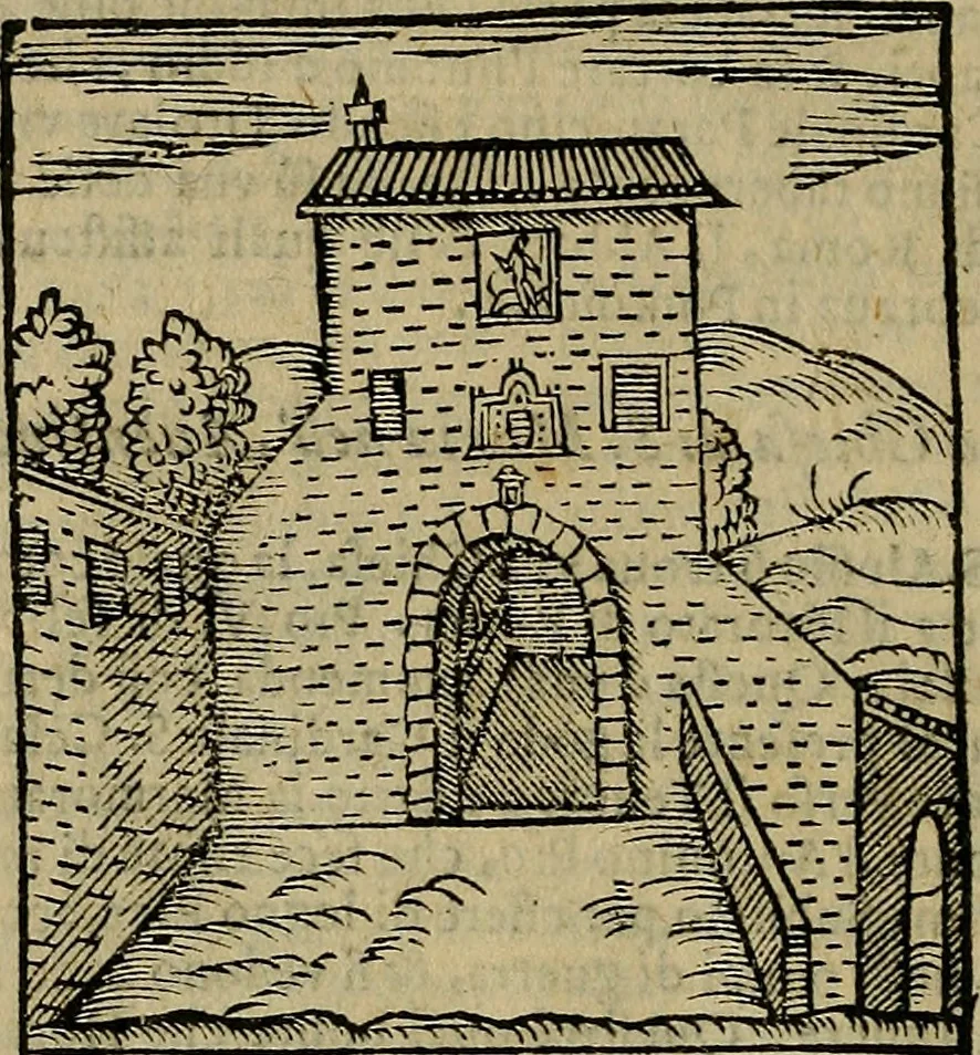 An illustration from Trattato nuouo delle cose maravigliose dell'alma città di Roma : ornato de molte figure, nel quale si discorre de 300. & più chiese, 1610, leaf 163