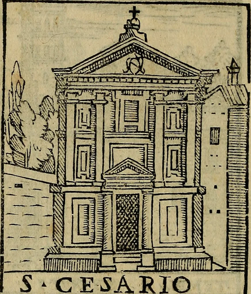 An illustration from Trattato nuouo delle cose maravigliose dell'alma città di Roma : ornato de molte figure, nel quale si discorre de 300. & più chiese, 1610, leaf 167