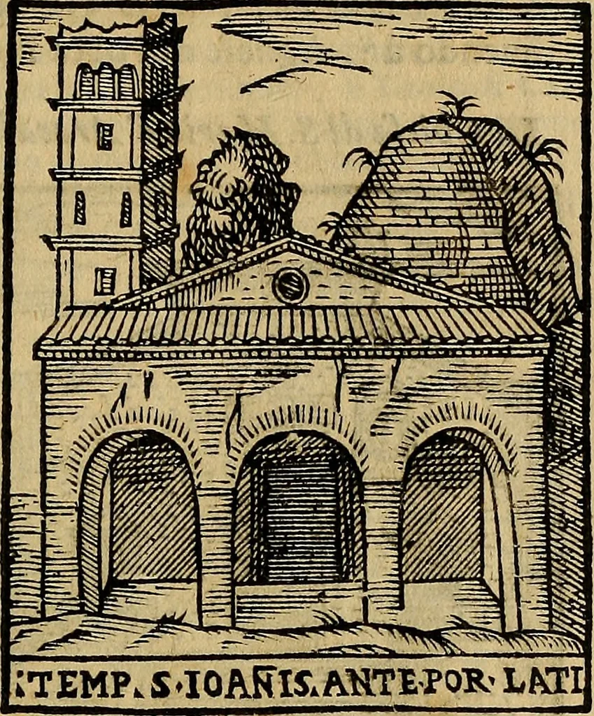 An illustration from Trattato nuouo delle cose maravigliose dell'alma città di Roma : ornato de molte figure, nel quale si discorre de 300. & più chiese, 1610, leaf 168
