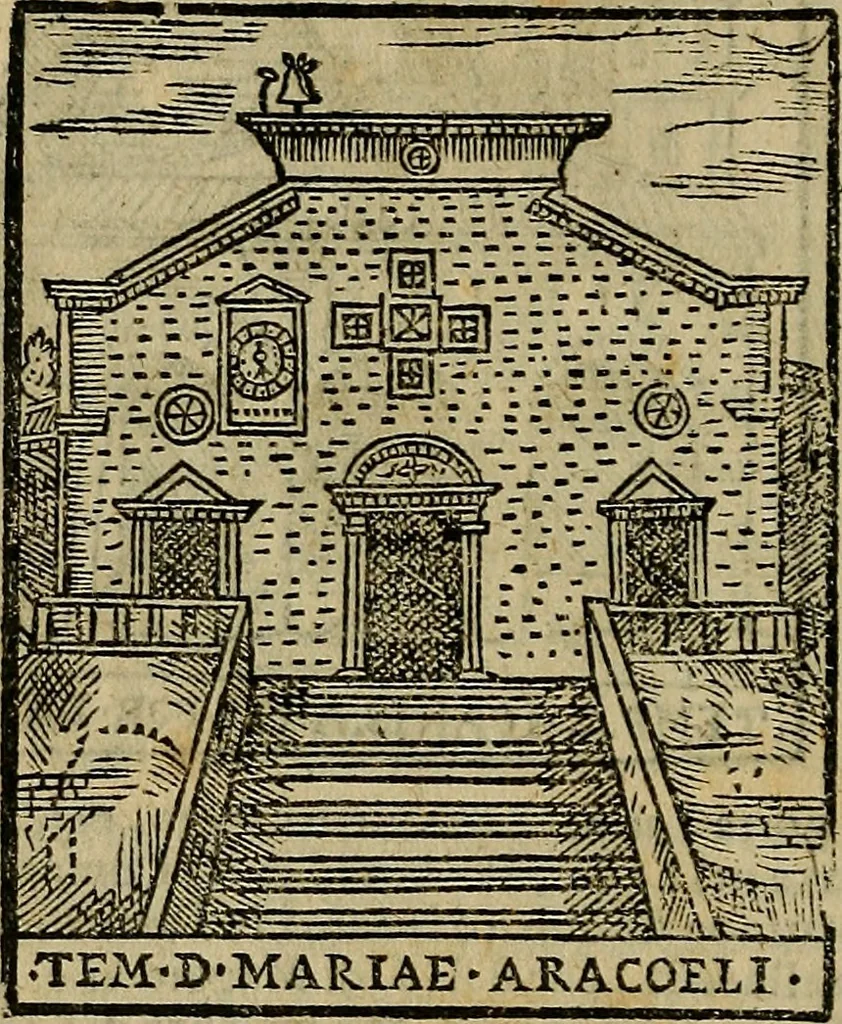An illustration from Trattato nuouo delle cose maravigliose dell'alma città di Roma : ornato de molte figure, nel quale si discorre de 300. & più chiese, 1610, leaf 169