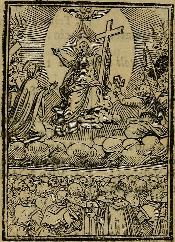 An illustration from Trattato nuouo delle cose maravigliose dell'alma città di Roma : ornato de molte figure, nel quale si discorre de 300. & più chiese, 1610, leaf 17