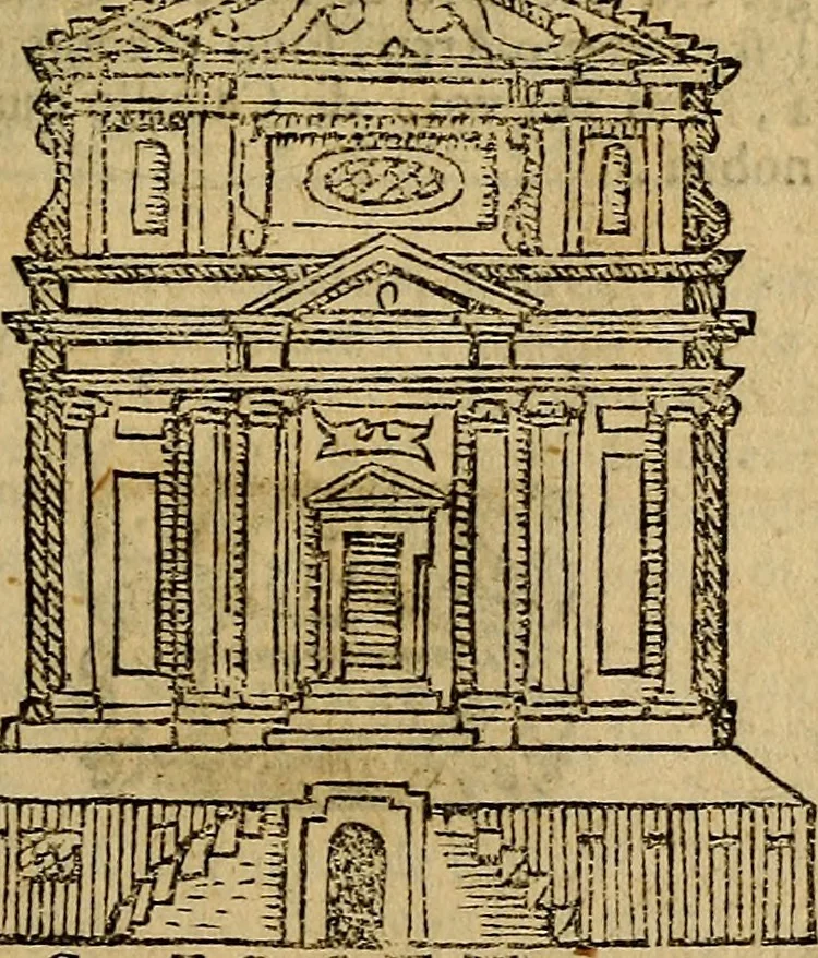 An illustration from Trattato nuouo delle cose maravigliose dell'alma città di Roma : ornato de molte figure, nel quale si discorre de 300. & più chiese, 1610, leaf 170
