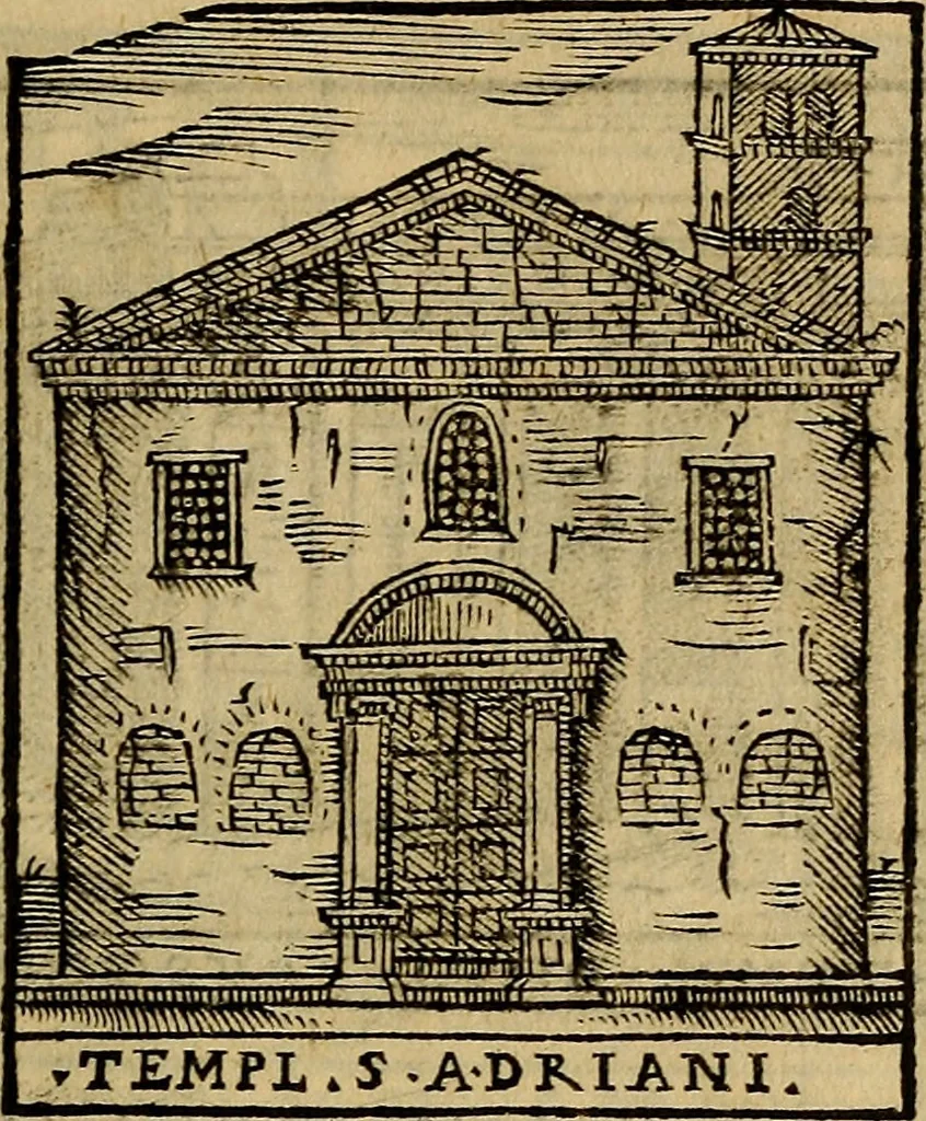 An illustration from Trattato nuouo delle cose maravigliose dell'alma città di Roma : ornato de molte figure, nel quale si discorre de 300. & più chiese, 1610, leaf 172