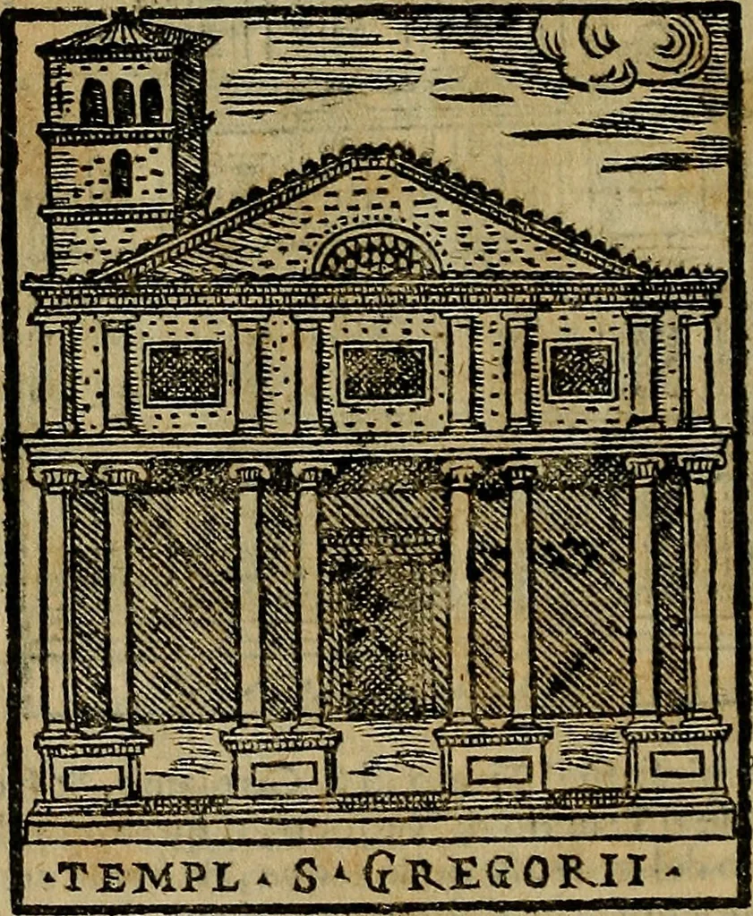 An illustration from Trattato nuouo delle cose maravigliose dell'alma città di Roma : ornato de molte figure, nel quale si discorre de 300. & più chiese, 1610, leaf 181