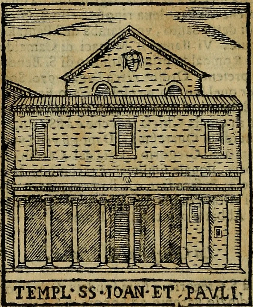 An illustration from Trattato nuouo delle cose maravigliose dell'alma città di Roma : ornato de molte figure, nel quale si discorre de 300. & più chiese, 1610, leaf 183