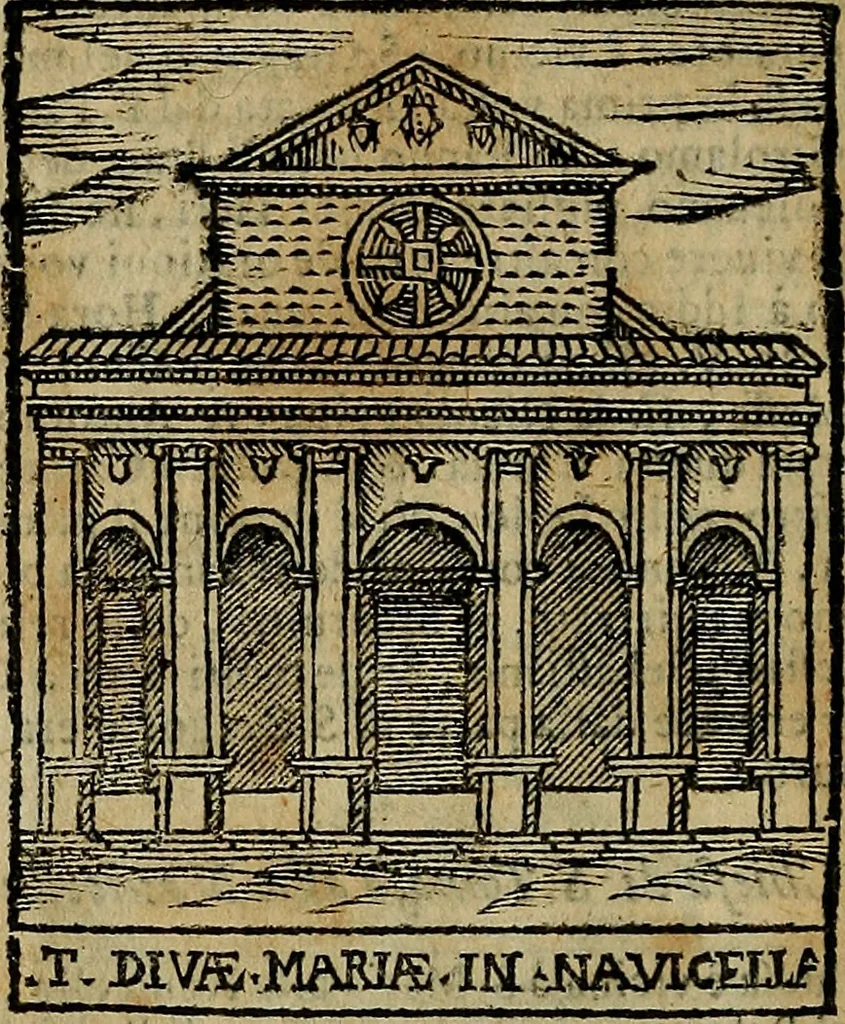 An illustration from Trattato nuouo delle cose maravigliose dell'alma città di Roma : ornato de molte figure, nel quale si discorre de 300. & più chiese, 1610, leaf 185