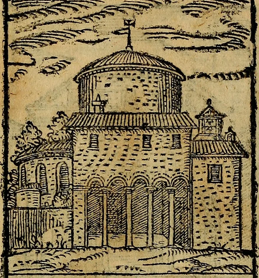 An illustration from Trattato nuouo delle cose maravigliose dell'alma città di Roma : ornato de molte figure, nel quale si discorre de 300. & più chiese, 1610, leaf 186