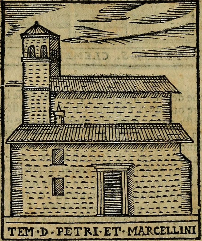 An illustration from Trattato nuouo delle cose maravigliose dell'alma città di Roma : ornato de molte figure, nel quale si discorre de 300. & più chiese, 1610, leaf 189