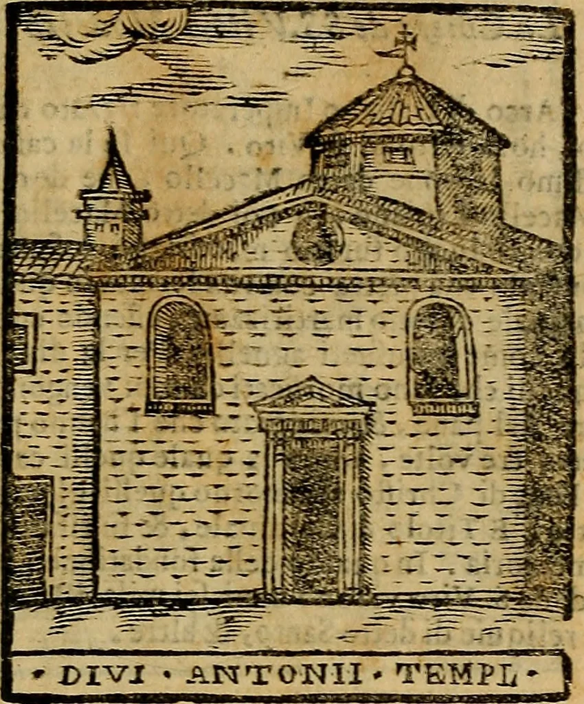 An illustration from Trattato nuouo delle cose maravigliose dell'alma città di Roma : ornato de molte figure, nel quale si discorre de 300. & più chiese, 1610, leaf 192