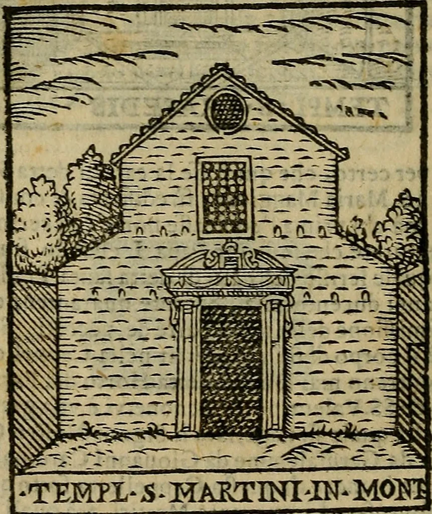 An illustration from Trattato nuouo delle cose maravigliose dell'alma città di Roma : ornato de molte figure, nel quale si discorre de 300. & più chiese, 1610, leaf 195