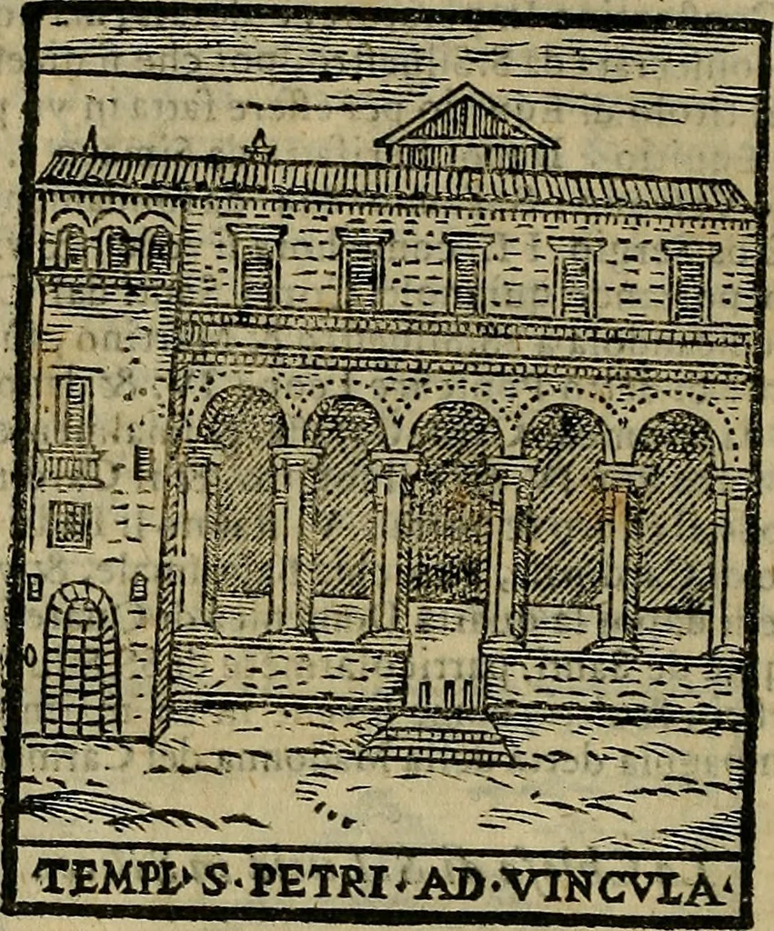 An illustration from Trattato nuouo delle cose maravigliose dell'alma città di Roma : ornato de molte figure, nel quale si discorre de 300. & più chiese, 1610, leaf 197