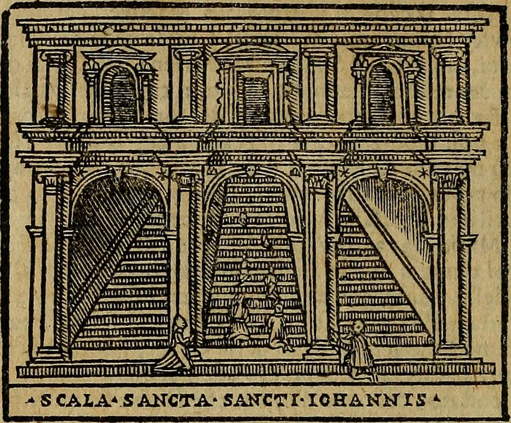 An illustration from Trattato nuouo delle cose maravigliose dell'alma città di Roma : ornato de molte figure, nel quale si discorre de 300. & più chiese, 1610, leaf 21