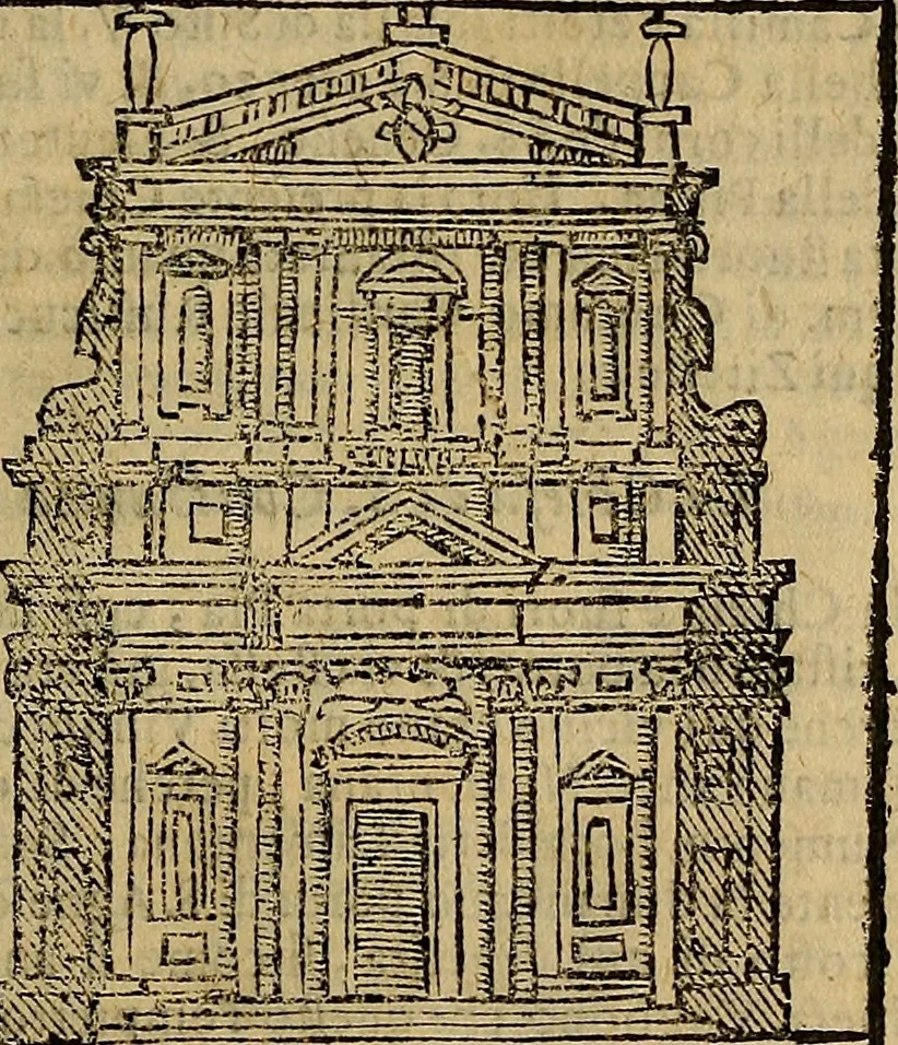 An illustration from Trattato nuouo delle cose maravigliose dell'alma città di Roma : ornato de molte figure, nel quale si discorre de 300. & più chiese, 1610, leaf 210