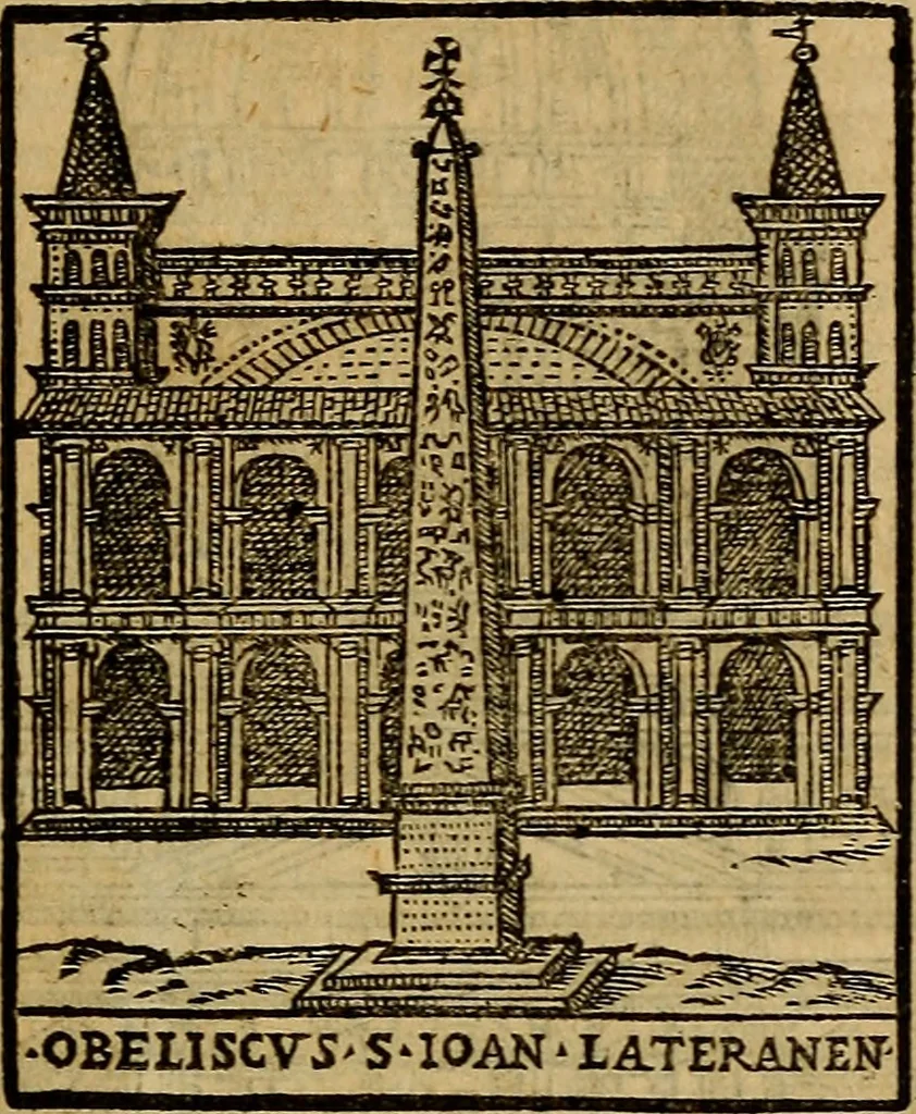 An illustration from Trattato nuouo delle cose maravigliose dell'alma città di Roma : ornato de molte figure, nel quale si discorre de 300. & più chiese, 1610, leaf 24