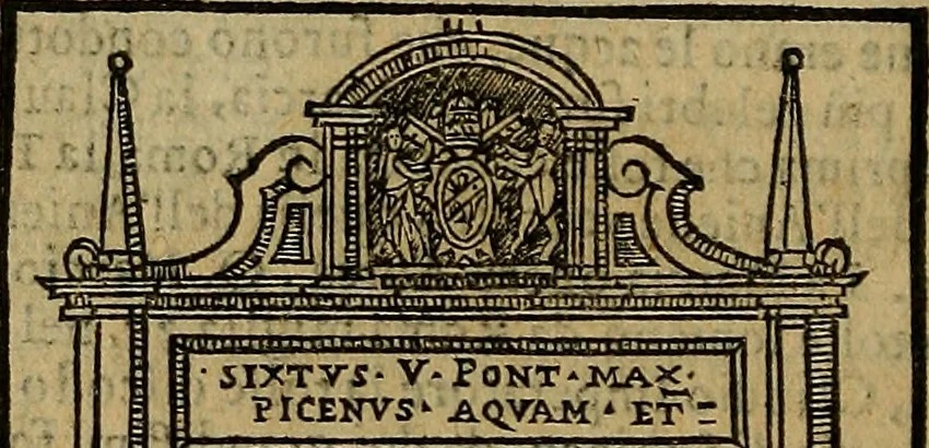 An illustration from Trattato nuouo delle cose maravigliose dell'alma città di Roma : ornato de molte figure, nel quale si discorre de 300. & più chiese, 1610, leaf 279