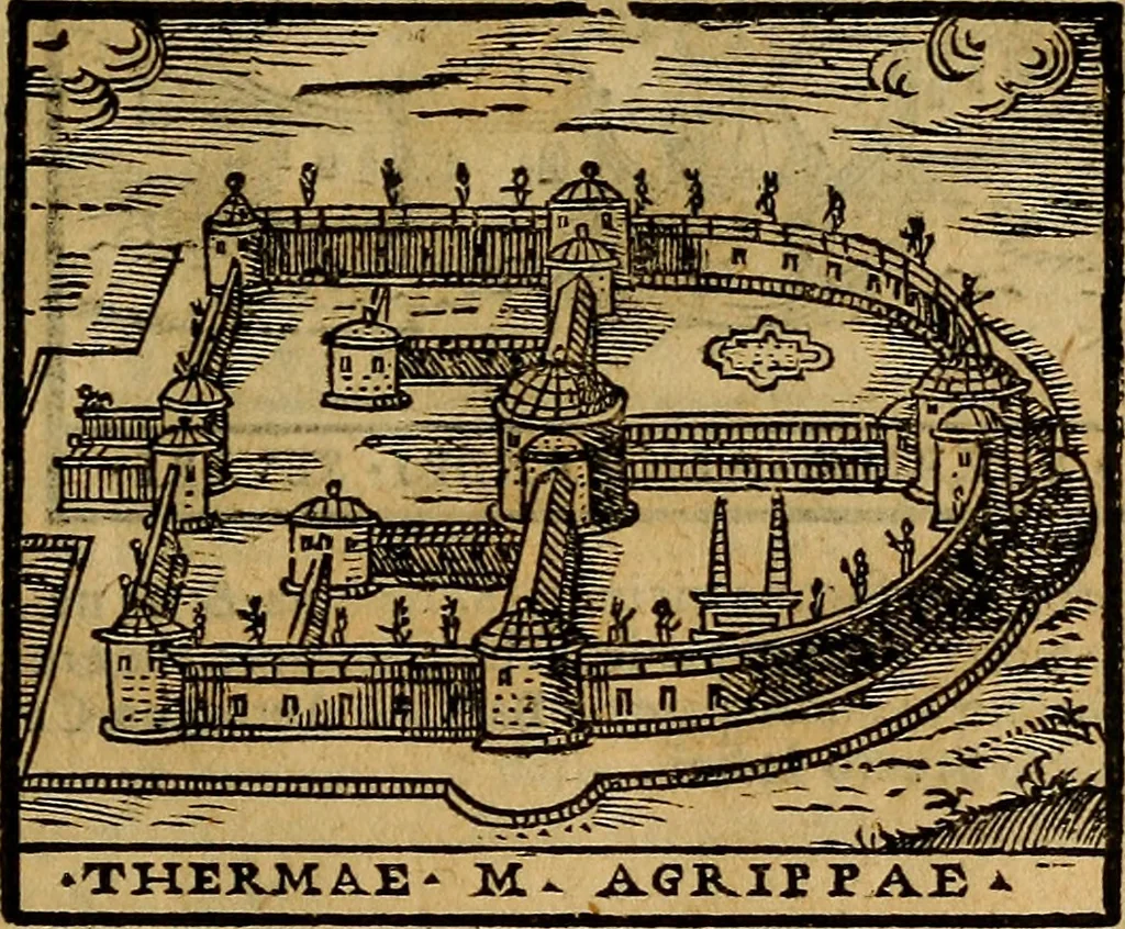 An illustration from Trattato nuouo delle cose maravigliose dell'alma città di Roma : ornato de molte figure, nel quale si discorre de 300. & più chiese, 1610, leaf 286