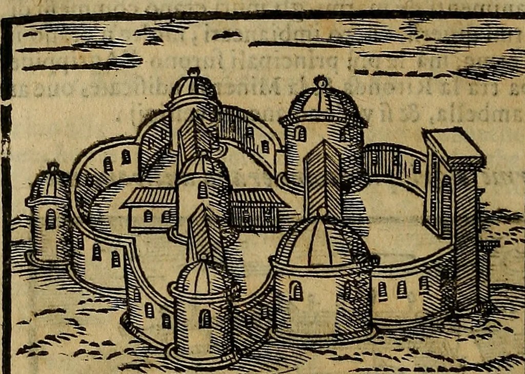 An illustration from Trattato nuouo delle cose maravigliose dell'alma città di Roma : ornato de molte figure, nel quale si discorre de 300. & più chiese, 1610, leaf 287